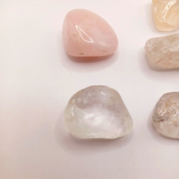 Quartz Crystals Tumbles with Inclusions Bundle of Lot of 9 - Picture 11 of 11